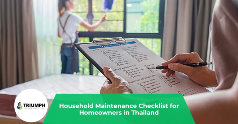 Household Maintenance Checklist for Thai Homeowners 2025
