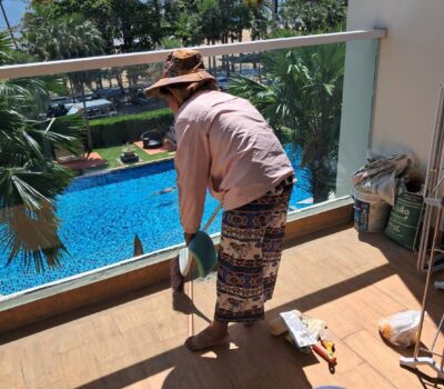 Balcony renovation