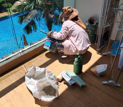 Balcony renovation